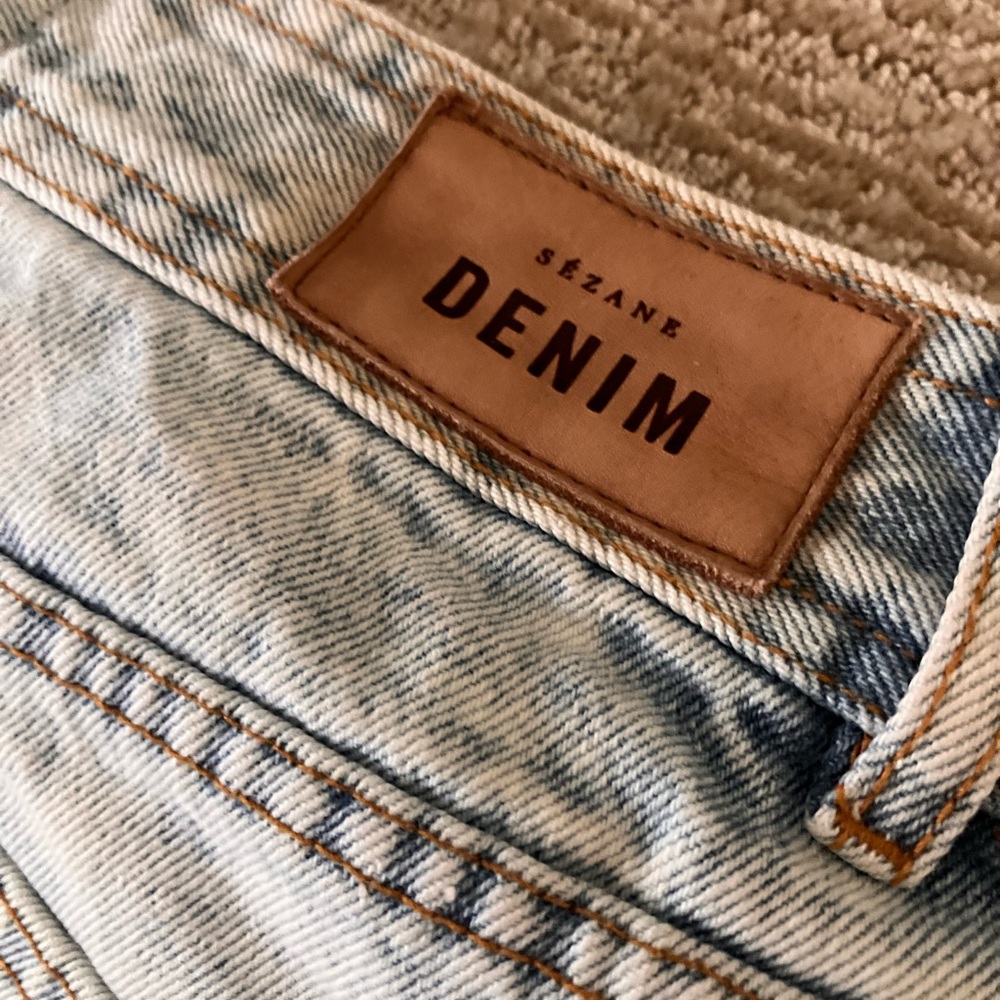 Sezane Le-Crop Light Wash Straight-Leg Jeans Size 6 - Picture 12 of 16